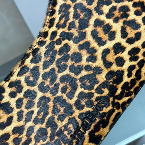 Jacquemus Leopard-Print Beaded Shoulder Tote - Picture 4 of 8